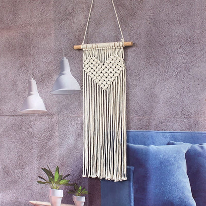 Hand-woven Wall Hanging Decorative Tapestry Wall Cloth Covering Hanging Cloth - D - Wall Decoration - HomeRelaxOfficial
