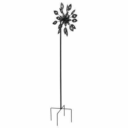 37.5*5*131cm Iron Peacock Display Shape Rotatable Courtyard European Windmill Colorful - HomeRelaxOfficial