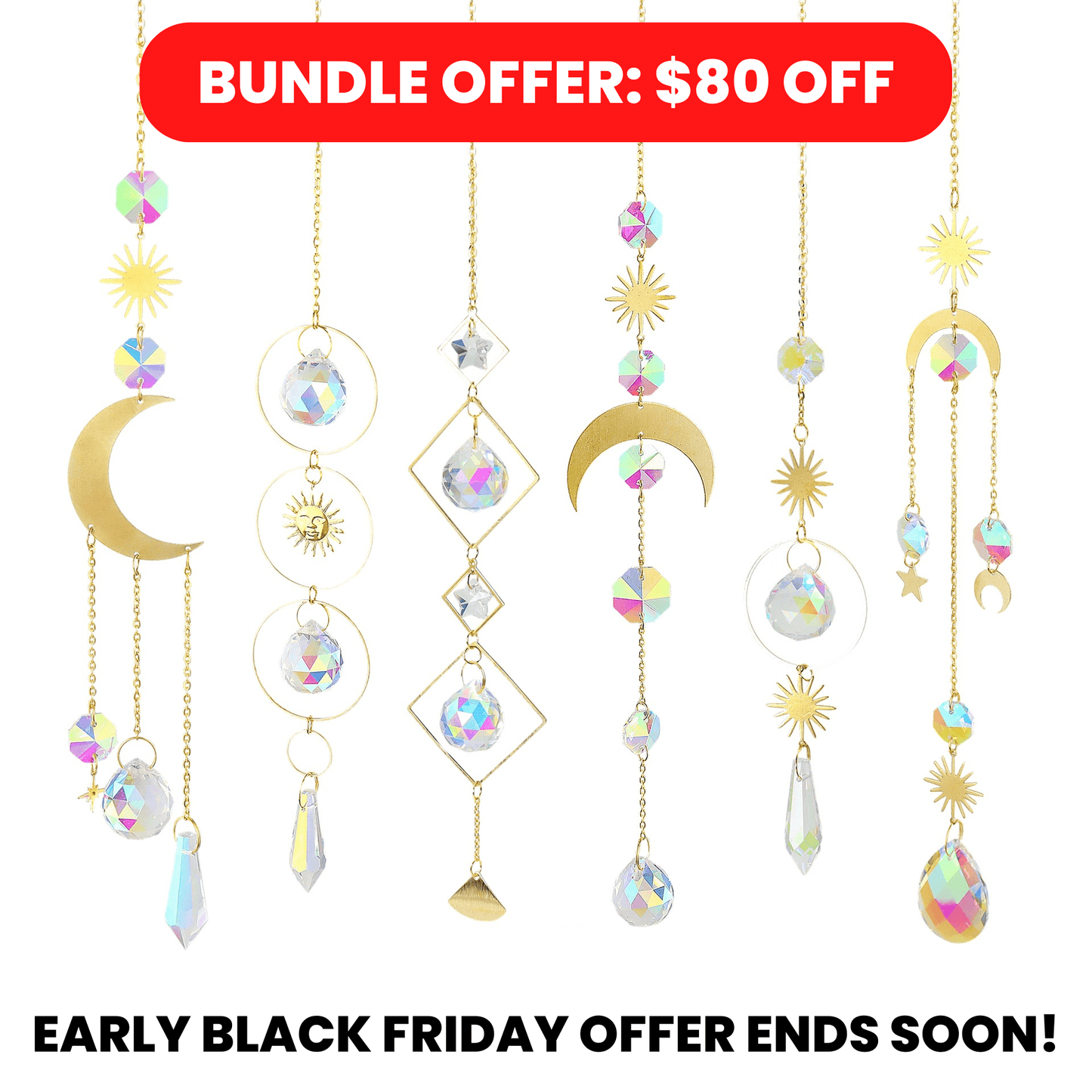 Crystal Sun Catcher - Bundle Offer All 6 ($80 OFF) - 0 - HomeRelaxOfficial