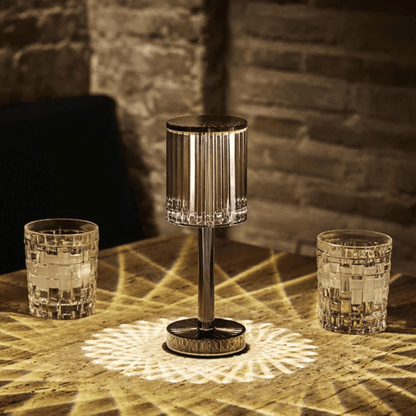 Crystal Table Lamp - Smoke grey - Lighting - HomeRelaxOfficial