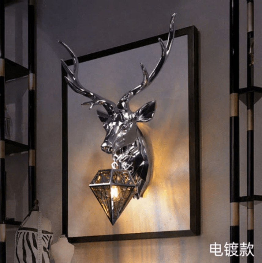 Nordic Antlers Wall Lamp - Hight 54cm Silver - Home Lighting - HomeRelaxOfficial