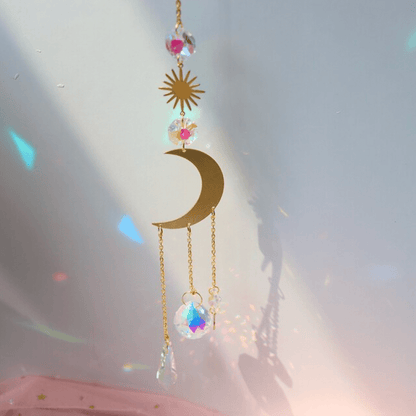 Crystal Sun Catcher - Moon 3 - 0 - HomeRelaxOfficial