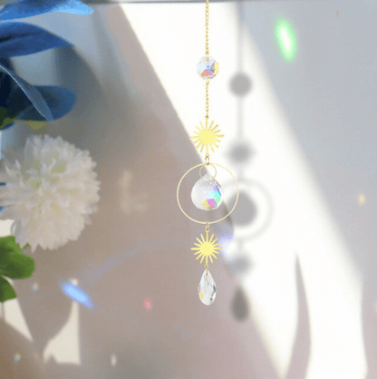 Crystal Sun Catcher - Sun Stone Sun - 0 - HomeRelaxOfficial