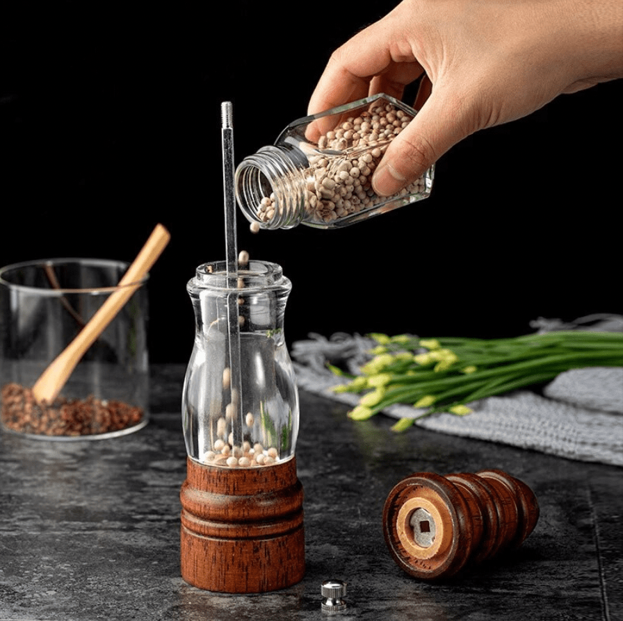 Wooden Salt And Pepper Grinder - Kitchen - HomeRelaxOfficial