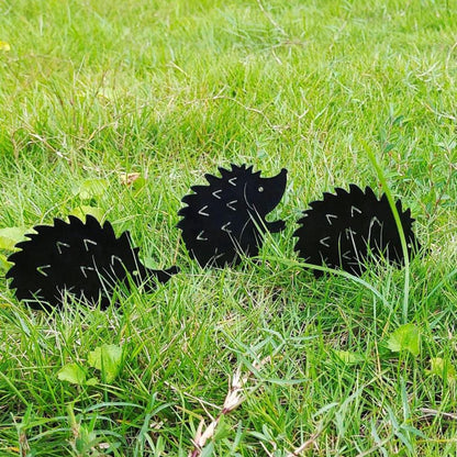 Hedgehog Garden Stake Set - 0 - HomeRelaxOfficial