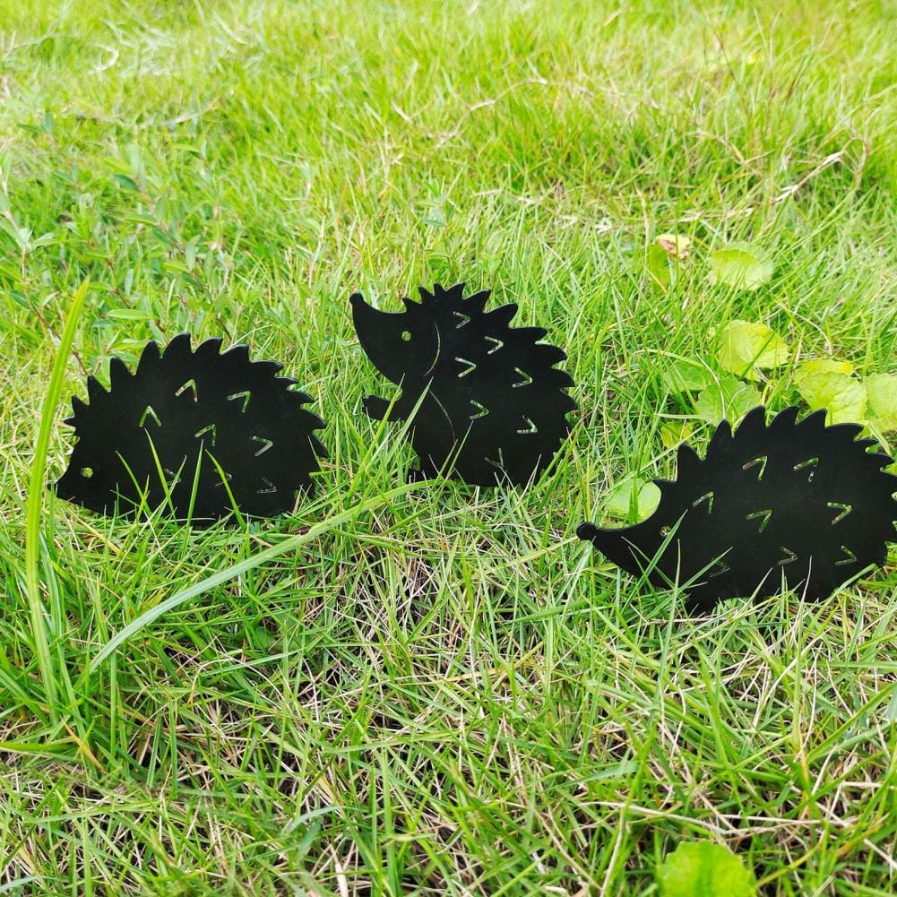 Hedgehog Garden Stake Set - 0 - HomeRelaxOfficial