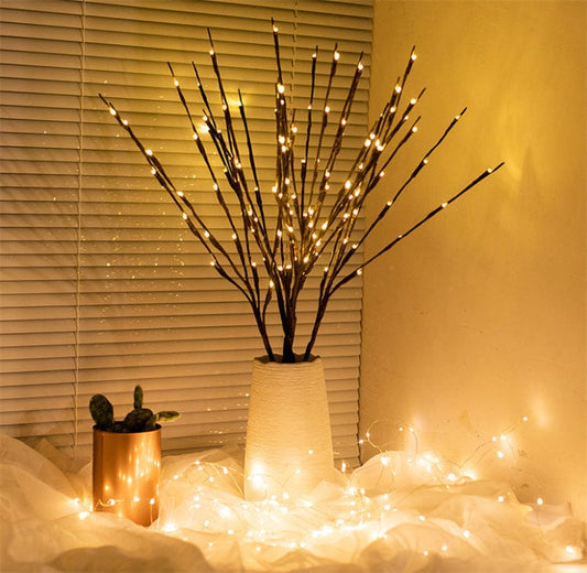 Marvellous Willow Branches™ - 4 Branches Warm White ($20 OFF) - Home Lighting - HomeRelaxOfficial
