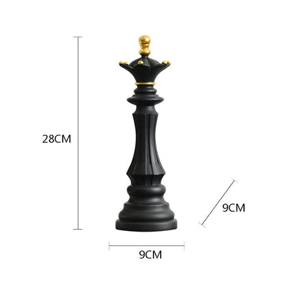 Chess Sculpture - Black Queen - 0 - HomeRelaxOfficial