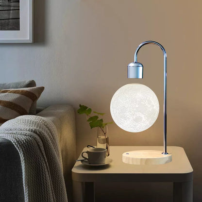 Floating Moon Lamp With Wireless Charging - Home Lighting - HomeRelaxOfficial