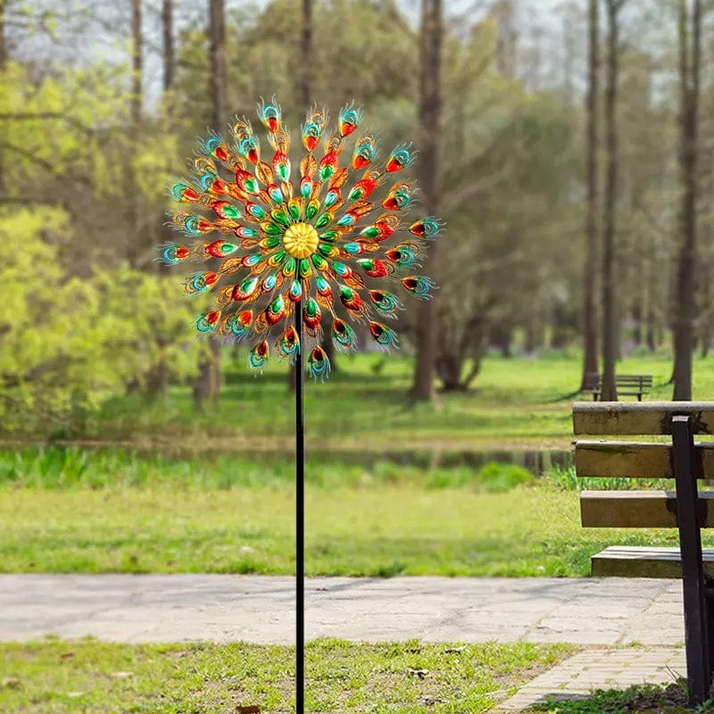 Colorful Peacock Wind Spinner - HomeRelaxOfficial