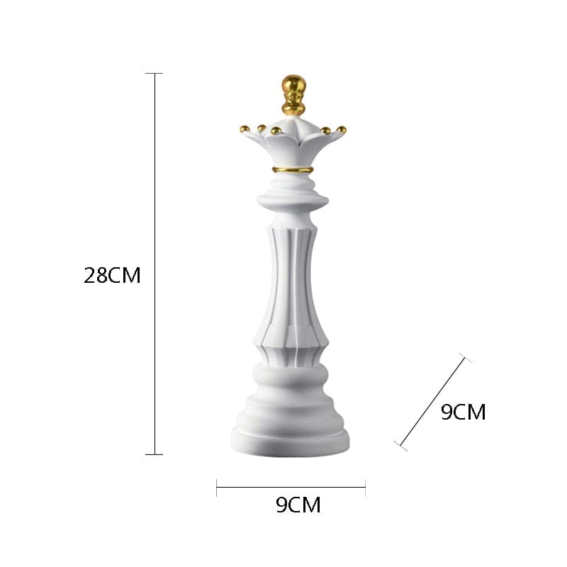 Chess Sculpture - White Queen - 0 - HomeRelaxOfficial