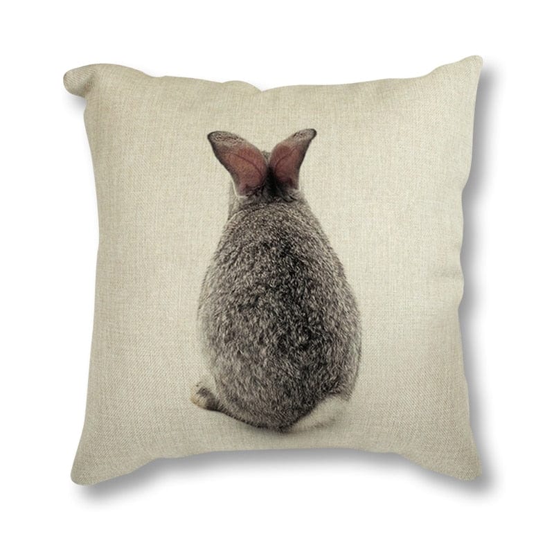 Cute Rabbit Cushion Cover