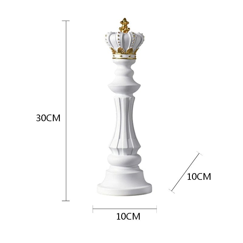 Chess Sculpture - White King - 0 - HomeRelaxOfficial