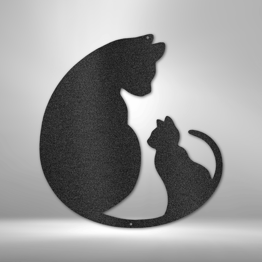 Cat Lover - Steel Sign - Black / 15" - Custom - HomeRelaxOfficial