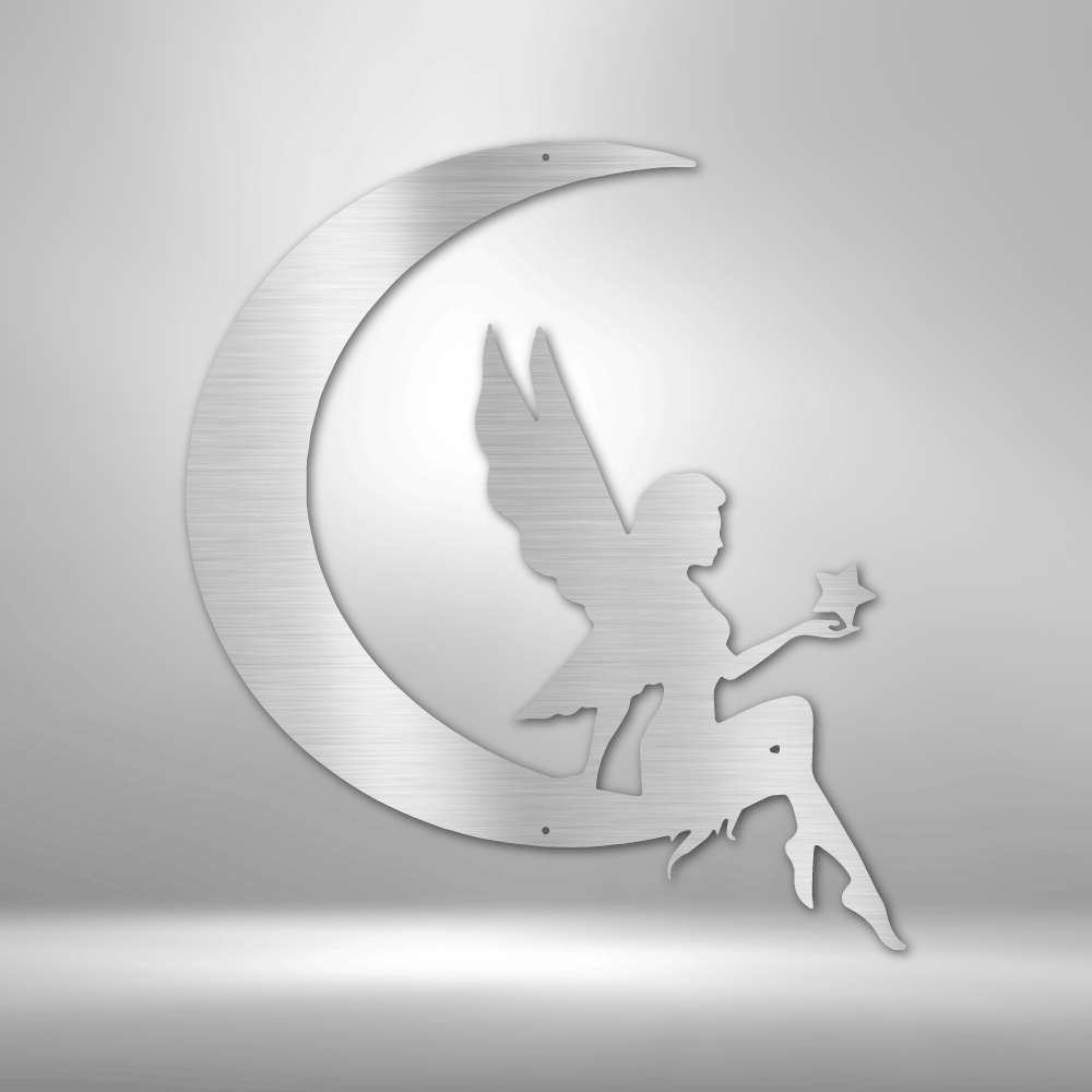 Fairy Moon - Steel Sign