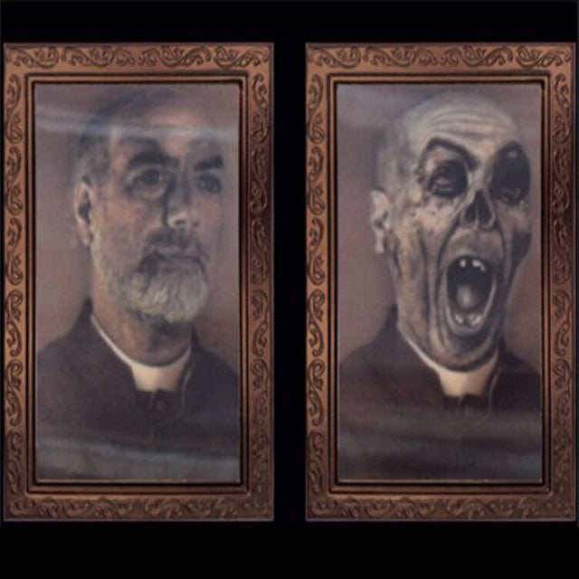 3D Halloween Face Changing Ghost Portrait - 11" X 8.6" / 13 - HomeRelaxOfficial