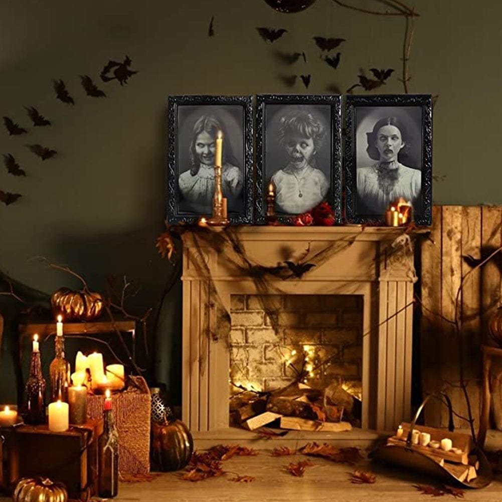 3D Halloween Face Changing Ghost Portrait - HomeRelaxOfficial