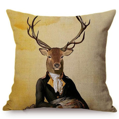 Noble Animals Cushion Cover - Majesty / 18”x18” or 45cm x 45cm - Cushion Covers - HomeRelaxOfficial