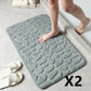 Soft Non-Slip Bath Mat - Grey / 20" x 32" | 2pcs - Bathroom - HomeRelaxOfficial