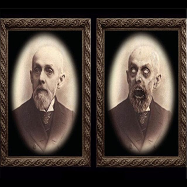 3D Halloween Face Changing Ghost Portrait - 11" X 8.6" / 21 - HomeRelaxOfficial