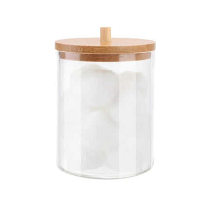 Bamboo Bathroom Canisters - Small Bathroom Canister - Bathroom - HomeRelaxOfficial