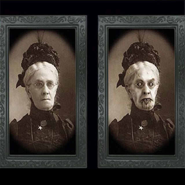 3D Halloween Face Changing Ghost Portrait - 11" X 8.6" / 26 - HomeRelaxOfficial