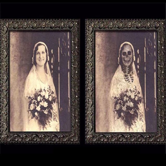 3D Halloween Face Changing Ghost Portrait - 11" X 8.6" / 20 - HomeRelaxOfficial