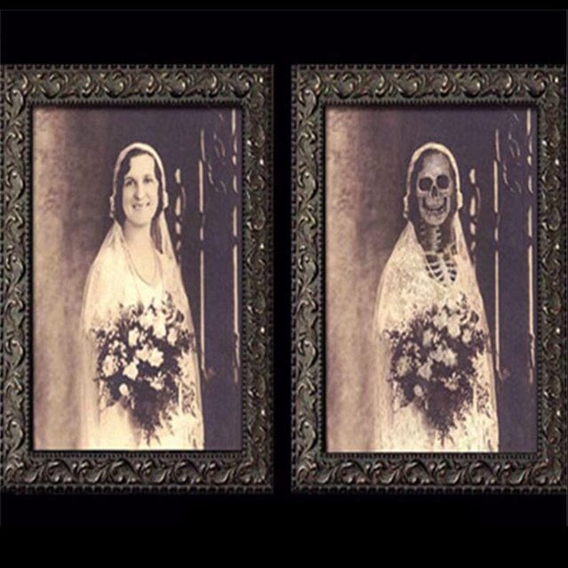 3D Halloween Face Changing Ghost Portrait - 14.9" X 9.8" / 20 - HomeRelaxOfficial