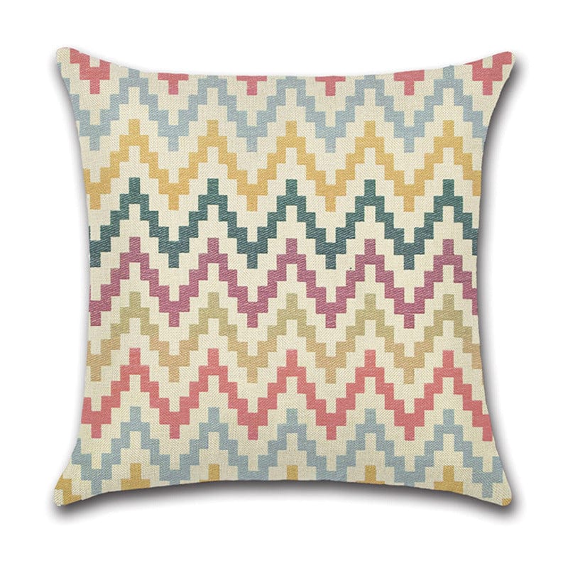 Nature Cushion Cover - Geometr / 18”x18” or 45cm x 45cm - Cushion Covers - HomeRelaxOfficial