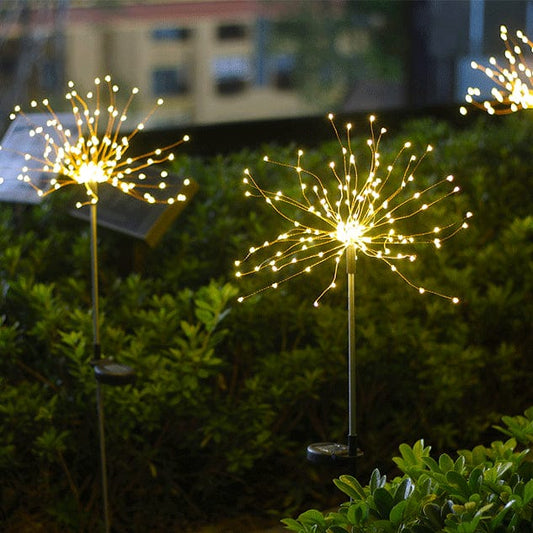Solar Firework Light Led Copper Wire - Warm White / 120pcs / 2mode - Home Lighting - HomeRelaxOfficial