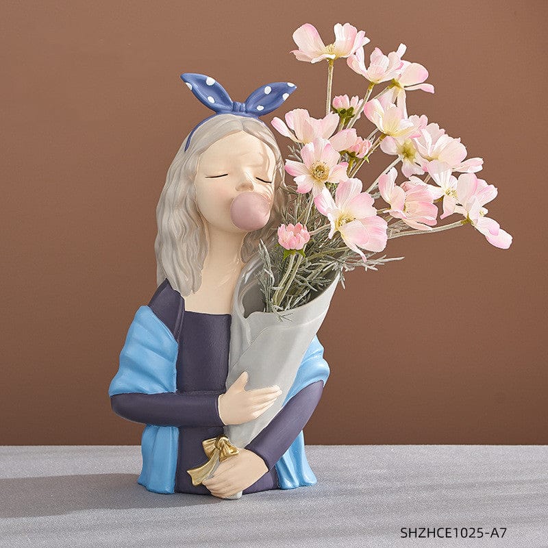 Butterfly Girl Vase - Style #12 - Vases - HomeRelaxOfficial