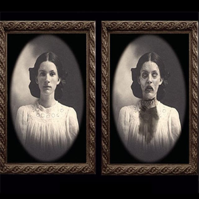 3D Halloween Face Changing Ghost Portrait - 11" X 8.6" / 23 - HomeRelaxOfficial