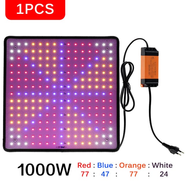 1000W LED Grow Light Panel - 1pc Multiple Color (EXTRA $40 OFF) - HomeRelaxOfficial
